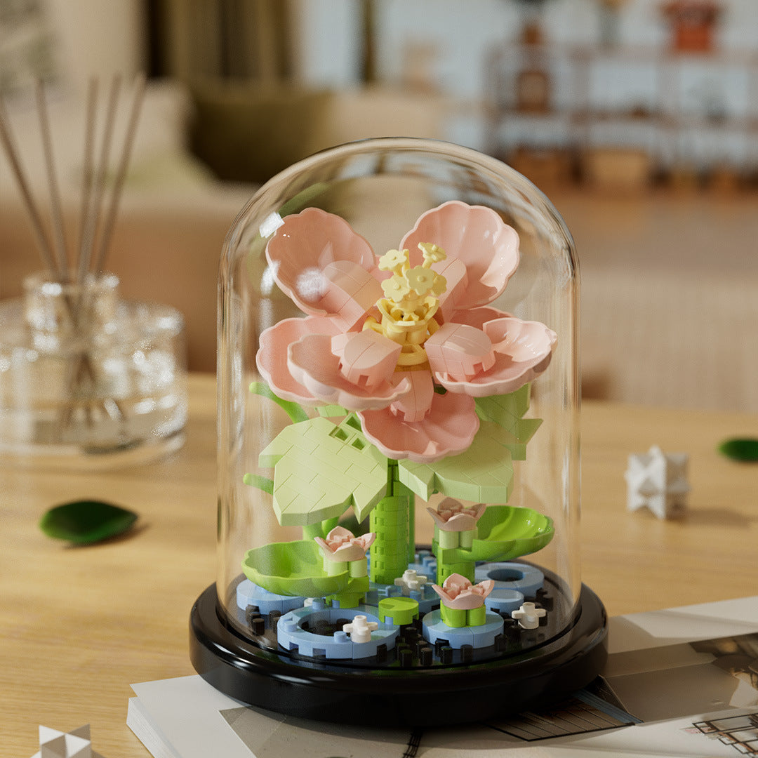 LumiBloom™ Dust Cover Building Blocks Flowers Children's Assembly Toys