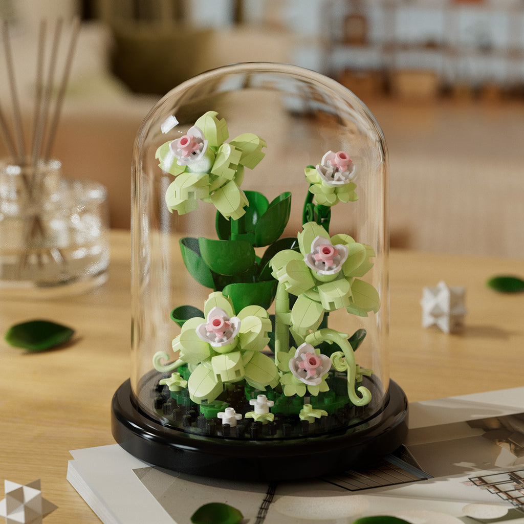 LumiBloom™ Dust Cover Building Blocks Flowers Children's Assembly Toys